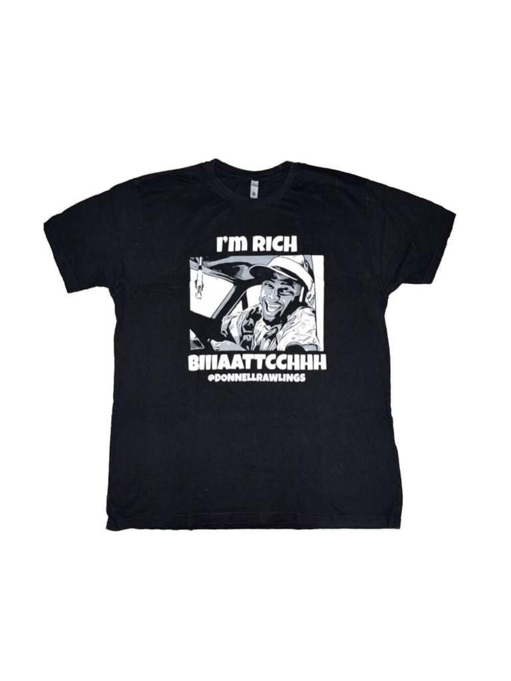Next Level Donnell Rawlings I'm Rich Biiiaattcchhh Graphic T-Shirt XL